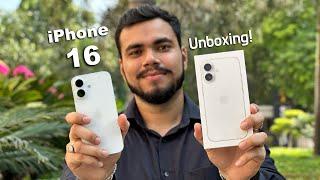 iPhone 16 Unboxing on Launch Day  | iPhone 16 Quick Review in HINDI (HINDI)