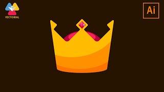 Crown tutorial in Adobe Illustrator 2020