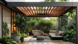 200 NEW Modern  Terrace Pergola Designs 2025 Backyard Patio Design| Home Garden Landscaping ideas