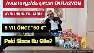 Avusturya’da 5 Yıl Önceki Market Alışverişimin aynısını Yaptık. Çıkan 5 Yıllık Fark Şok Yaşattı.