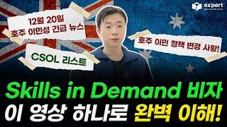 Skills in Demand 비자 이 영상 하나로 완벽 이해!