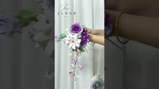 Do you want to get a beautiful wedding flower bouquet ? #crochet