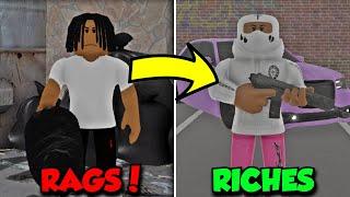 I STARTED OVER AND WENT FROM RAGS TO RICHES IN THIS SOUTH BRONX ROBLOX HOOD GAME!