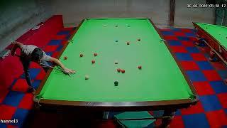 Khizar Aziz break of 85 at Gulf Snooker Club, Karachi.