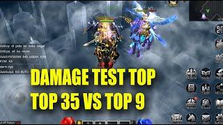 DAMAGE TESTING TOP 35 VS TOP 9 - MU MONARCH