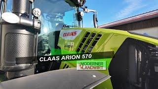 CLAAS ARION 570 CMATIC - Stärkster Vierzylinder im Traktorenprogramm von CLAAS