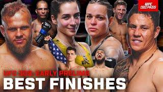 UFC 309 Early Prelims: Best Finishes