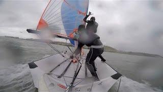 29er Sailing In a Storm Raw Footage