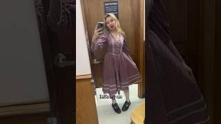 Trying on my thrift finds!
