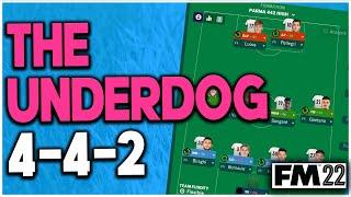 FM22 | THE UNDERDOG 4-4-2 | FOOTBALL MANAGER 2022 TACTICS & DOWNLOAD