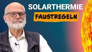 Faustregeln & Tipps zur Solarthermie