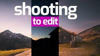 Shooting to edit. Would you do this? A new approach to photography.