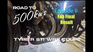 The STI coupe is home from Fabrication!