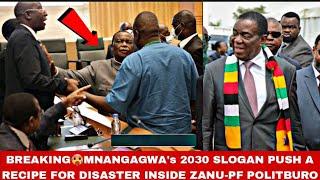 BreakingMnangagwa 2030 Slogan push a recipe for disaster inside Zanu-PF Politburo