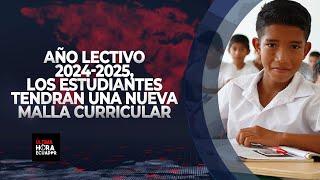 Este año lectivo 2024-2025, los estudiantes tendrán una nueva malla curricular