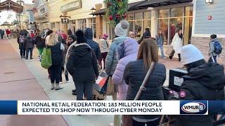 Black Friday shoppers crowd the Merrimack outlets