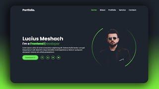 Create A Portfolio Website Using HTML & CSS Only