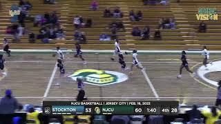 #SCTop10 Submission | #NJCUWBB Rodriguez Behind the Back to Camacho vs. Stockton (2-16-22)