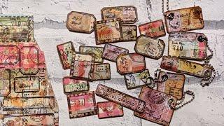 Junk Journal Embellishments from Scraps - Bits and Bobs