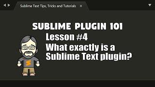 [P101-04] What exactly is a Sublime Text plugin?