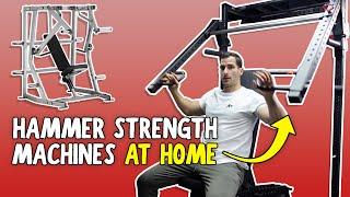 Use ANY Hammer Strength Machine At Home With Lever Arms