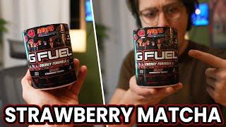 Akatsuki Blood Strawberry Matcha GFUEL Flavor Review Inspired by Naruto!