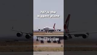 747 is the biggest plane… #shorts #aviation #edit #747 #trend #viral