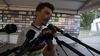 Julian Alaphilippe - Seconde interview à l'arrivée  - World Championships