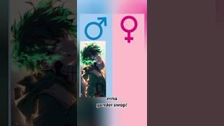 ️mha gender swap️ #mha #myheroacademia #genderswap #deku #bakugo #todoroki #dabi #toga #shoto