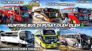 FULL BASURIhunting bus di pusat oleh oleh cari manis 7 cilegon‼️banyak bus artis pulang dari anyer