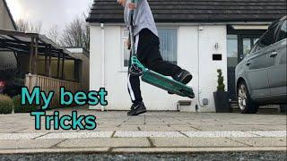 Some of my best flat tricks (so far) #scooterstunts #viral