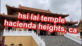 fo guang shan hsi lai temple (佛光山西來寺) in hacienda heights, california