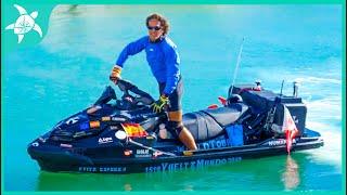 THIS GUY IS JET SKIING AROUND THE WORLD!