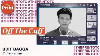 Udit Bagga at ThePrint's Off The Cuff with Montek Singh Ahluwalia on 17 February 2020