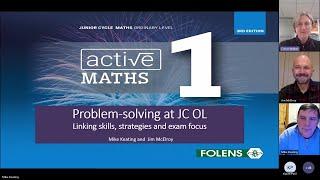 Maths Webinar: Problem-solving at JC OL: Linking skills, strategies and exam focus