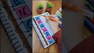 ENGLISHFront Page Design Project!#shorts #ytshortsvideo #satisfying #art #diy @Humerascreativity