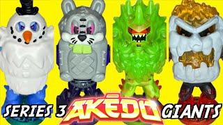 NEW Akedo Battle Giants Series 3 Ultimate Arcade Warriors Volcrag Shatterclaw Bucktooth Tailwhip