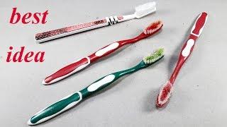 Waste material reuse idea | Best out of waste | DIY arts and crafts | recycling toothbrush