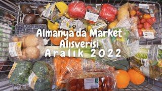 Almanya'da aylık market alışverişi #12 | Aralık - Yılın son aylık alışveriş videosu