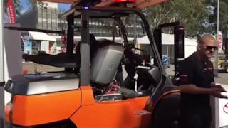 Toyota V8 Forklift at the Sydney Diesel Dirt & Turf  Expo