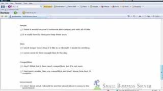 Introduction to www.SmallBusinessSolver.com