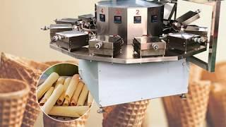 Intelligent Egg Roll Machine! Ice Cream Cone Making Machine | Waffle Biscuit Maker | Egg Roll Maker