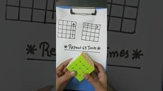 4 by4 Rubik's cube solve to viral trick .#shorts #rubikscube #solve #viral #tricks