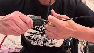 How to remove the cover of Scotty/Marinco trolling motor downrigger plug