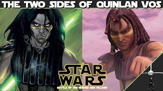Quinlan Vos: His battle between being a hero and villain