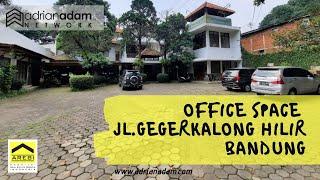 #HOUSETOUR office space jalan gegerkalong hilir Bandung | Adrian Adam Property Network