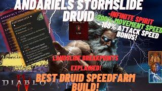 Diablo 4 - Stormslide Druid - Best Speedfarm Infernal hordes Druid build!  Season5 Build Guide