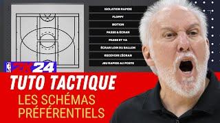 Décryptage des Schémas Préférentiels (Tactiques Offensives) | Tuto NBA 2K24 Niveau débutant