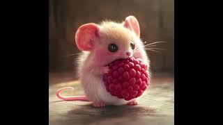 Raspberry Mouse Hybrid | A Cute and Whimsical Creation 