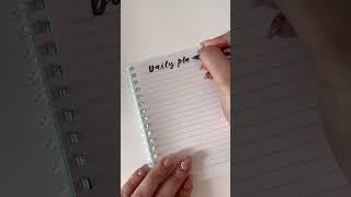  Simple ideas for your daily planner #stationery #tips #stationary #shorts #dailyplanner